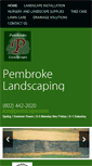 Mobile Screenshot of pembrokelandscaping.com